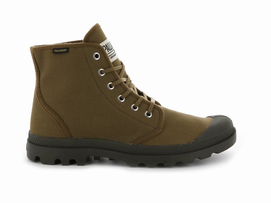 Botas Palladium Pampa Hi Originale Mujer - Marrones Oscuro ||LUSF-32190||